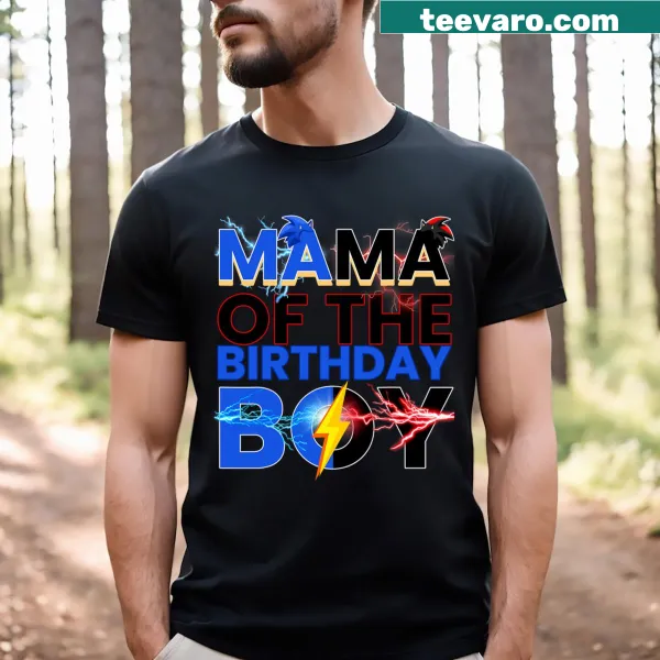 Cute hedgehog design for Mama of the Birthday Boy