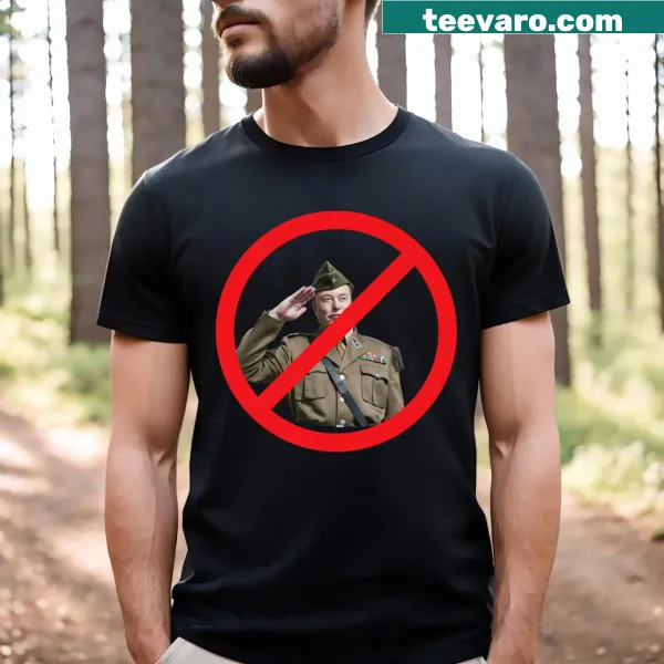 Anti Elon graphic t-shirt featuring a humorous saying