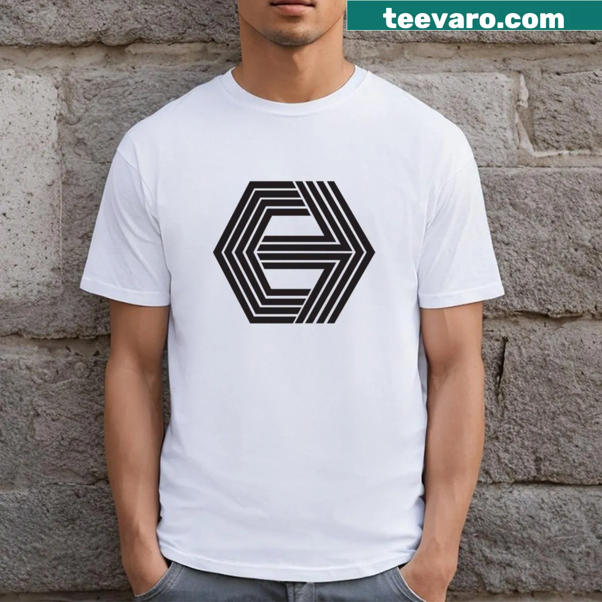 Vintage cannon symbol T-shirt for film lovers — on a men's t-shirt