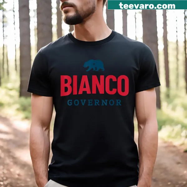 Political T-shirt featuring Chad Bianco and his campaign message