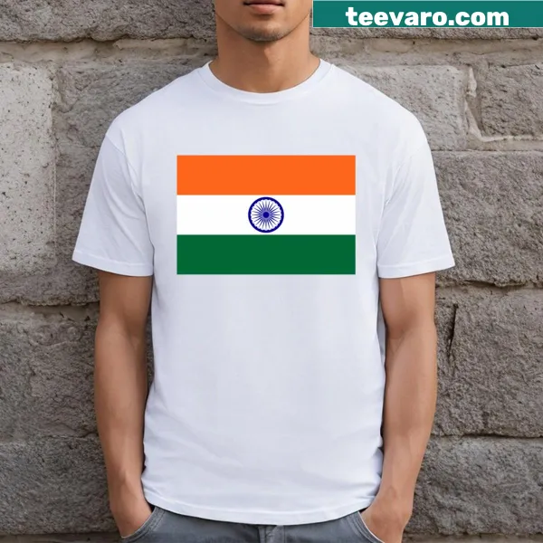 T-shirt featuring the flag of India