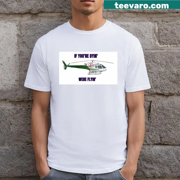 Minimalist T-shirt featuring a design that evokes the feeling of flying.