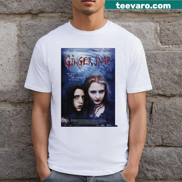 T-shirt featuring whimsical graphics of ginger snaps with a playful design.