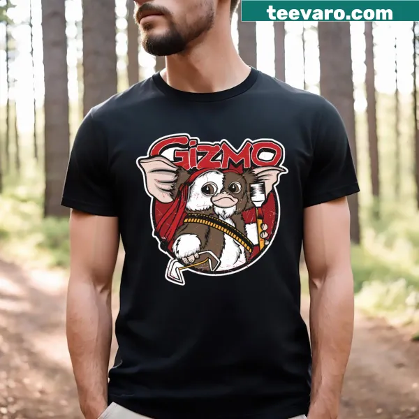 Cute Gizmo character graphic on a t-shirt