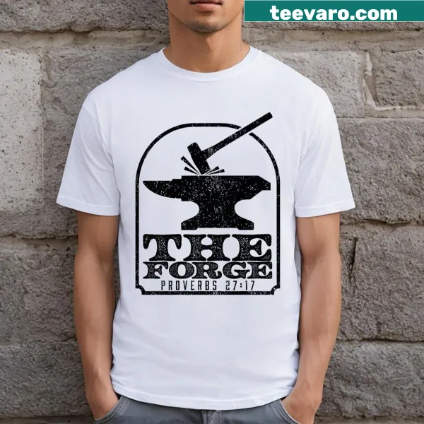 Craftsmanship themed T-shirt featuring tools and flames