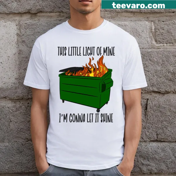 Inspirational T-shirt with the phrase 'This Little Light Of Mine'