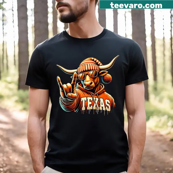 Vintage Texas T-shirt with customizable name design