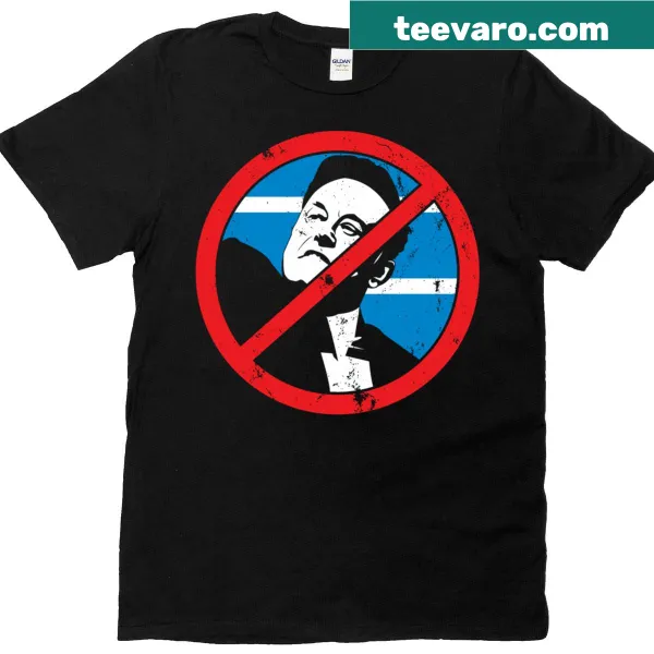 Bold typographic T-shirt with an anti-oligarch message