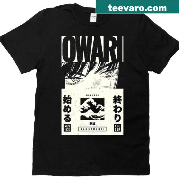 T-shirt featuring a bold graphic inspired by Chainsawman anime