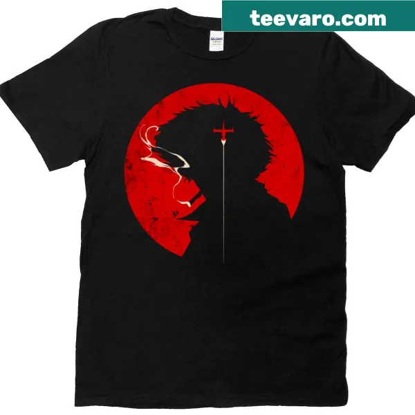 T-shirt featuring a bold cowboy graphic and typography