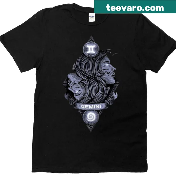 Chic T-shirt displaying the Gemini zodiac symbol for astrology lovers