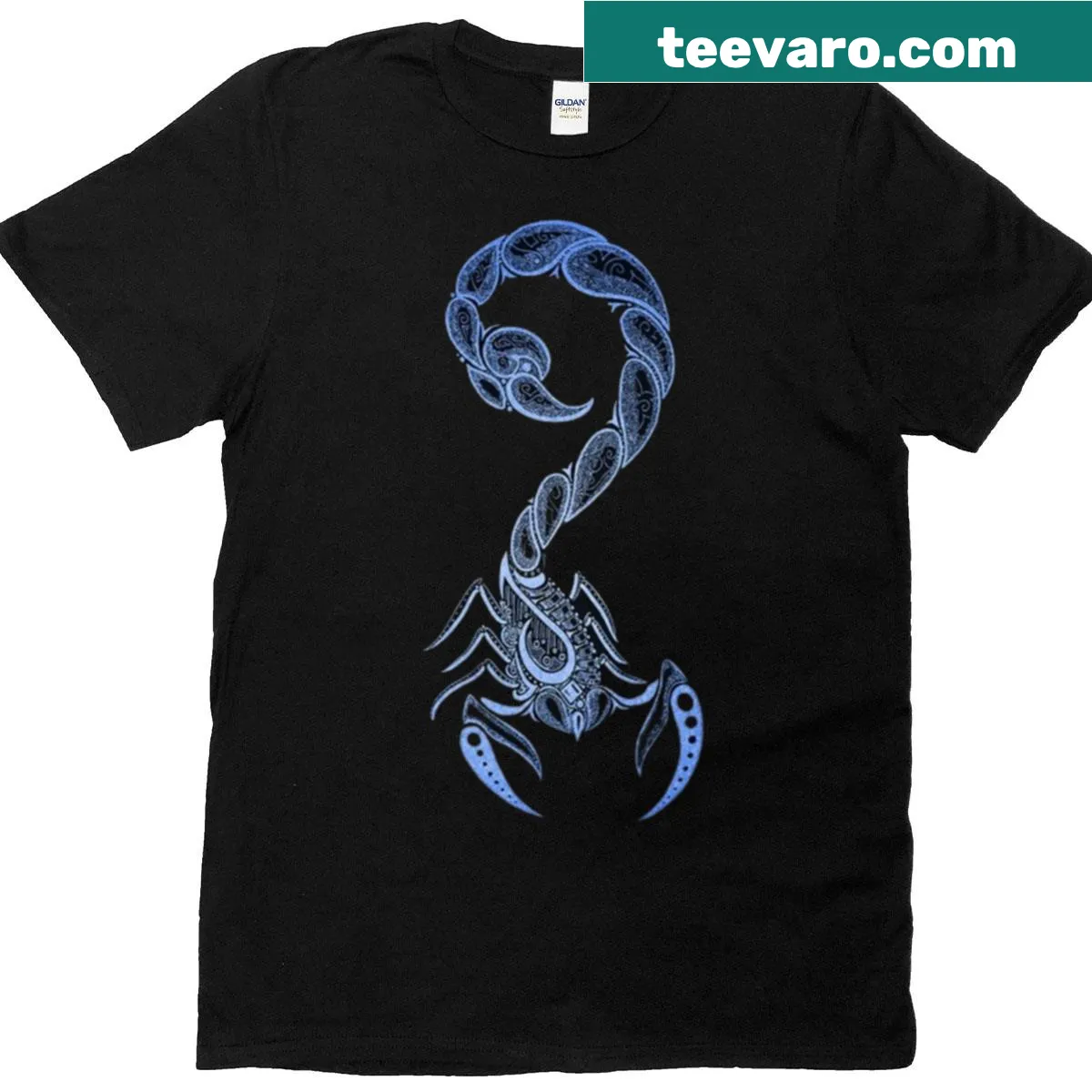 Scorpio T-shirt featuring a bold scorpion graphic — on a men's t-shirt