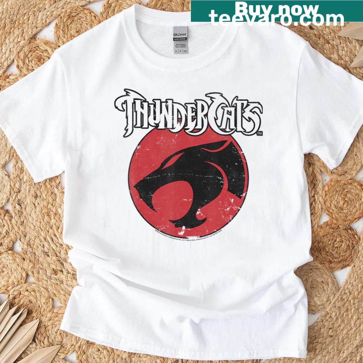 Vintage-style T-shirt referencing classic animated comedy films — on a men's t-shirt