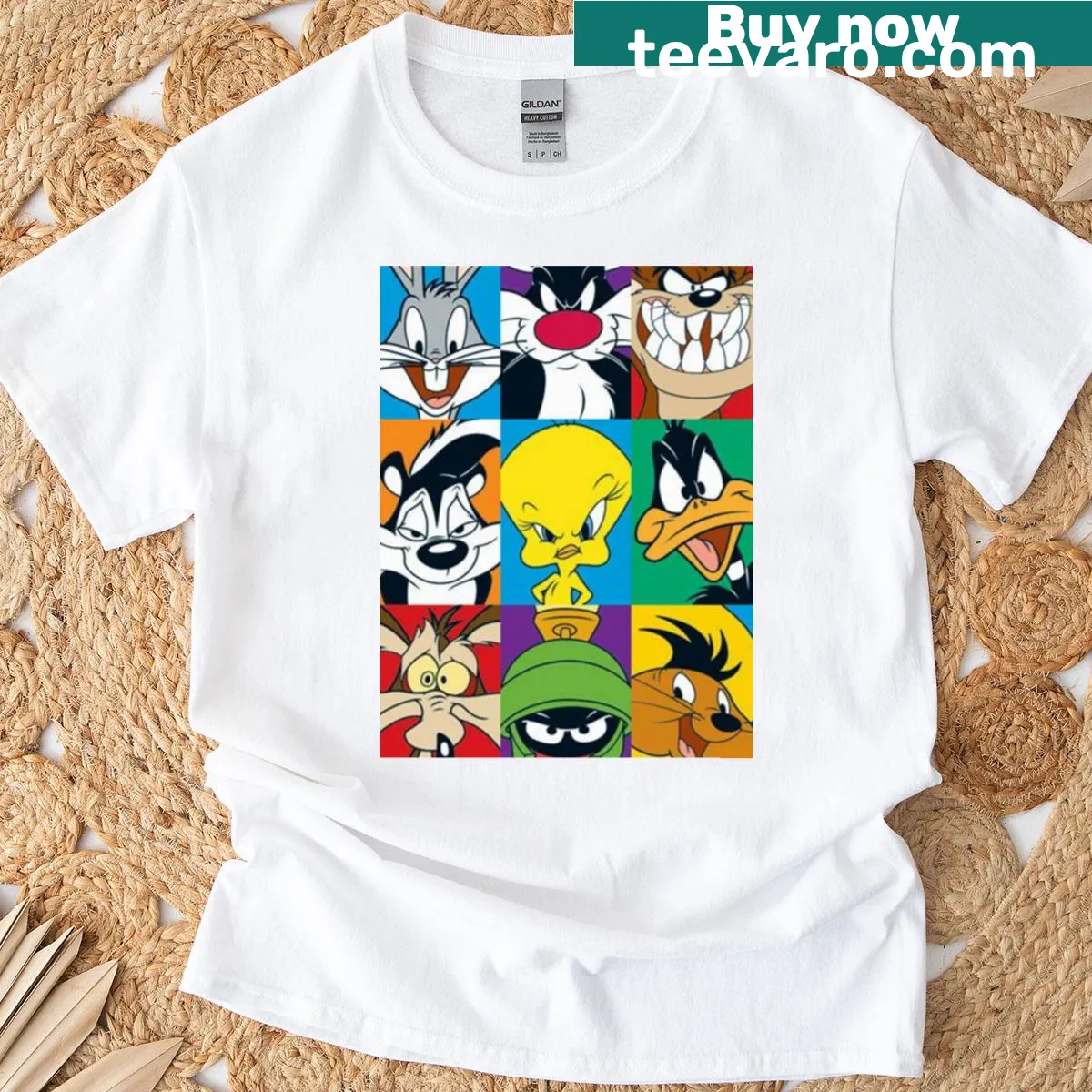 Old Cartoons T-shirt with nostalgic graphic design — on a men's t-shirt