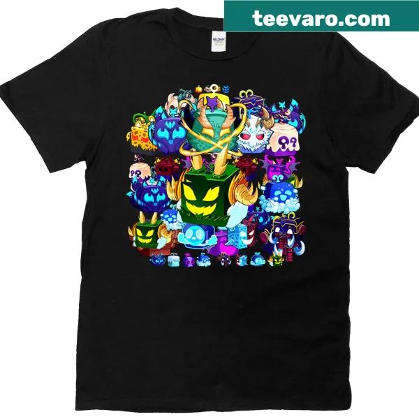 Blox Fruit T-shirt featuring bold gaming typography