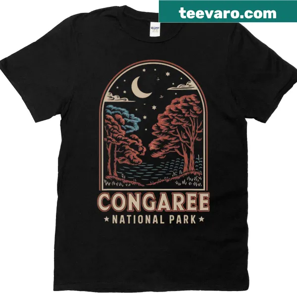 Congaree National Park Hiking T-shirt featuring nature design