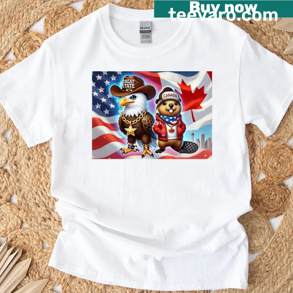 Proud Canada t-shirt with bold text design