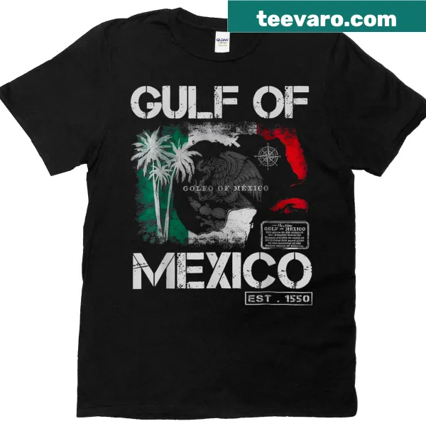 Retro T-shirt with Gulf of Mexico design