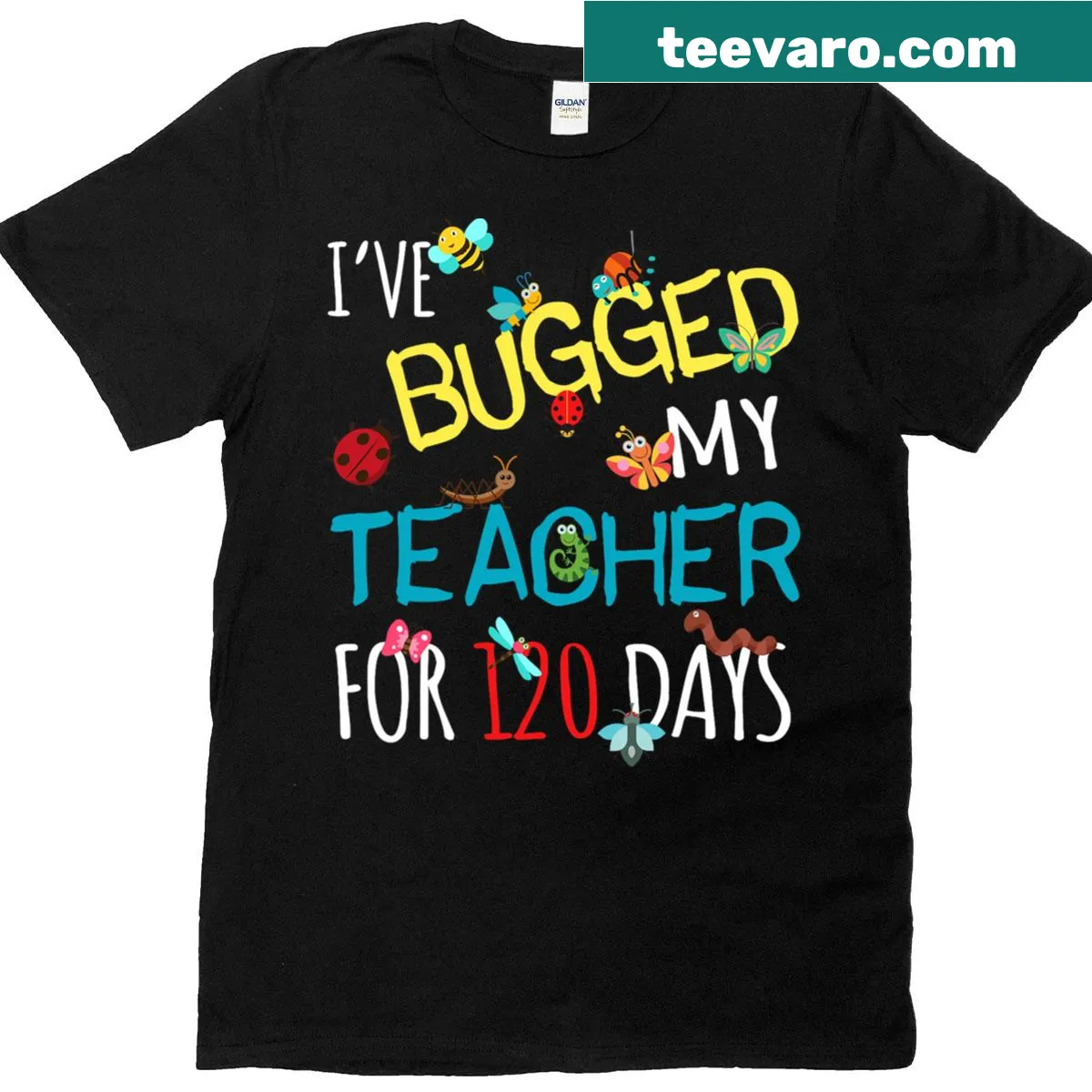 Student T-shirt celebrating classroom humor about teachers — on a men's t-shirt
