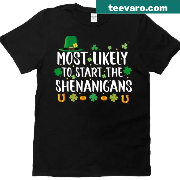 Funny St. Patrick's Day T-shirt with shamrock and slogan