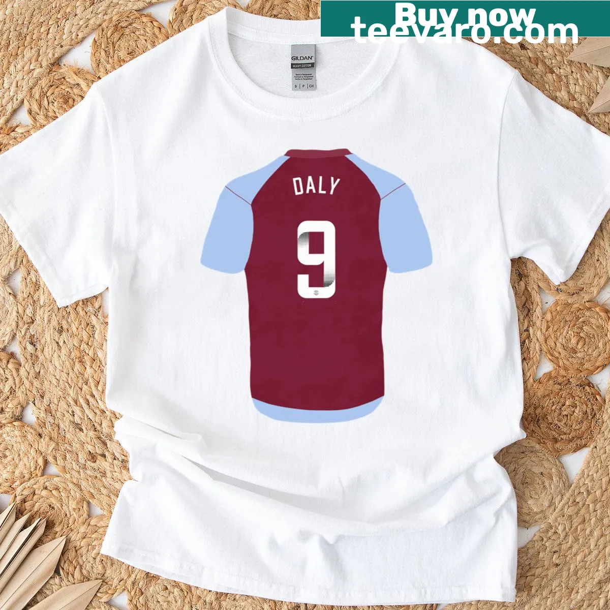 T-shirt featuring a unique illustration by Rachel Daly — on a men's t-shirt