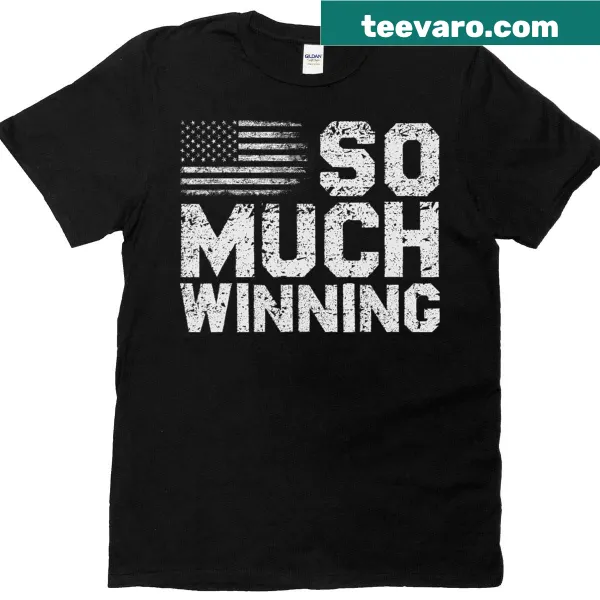Vintage-style US flag graphic on a distressed T-shirt