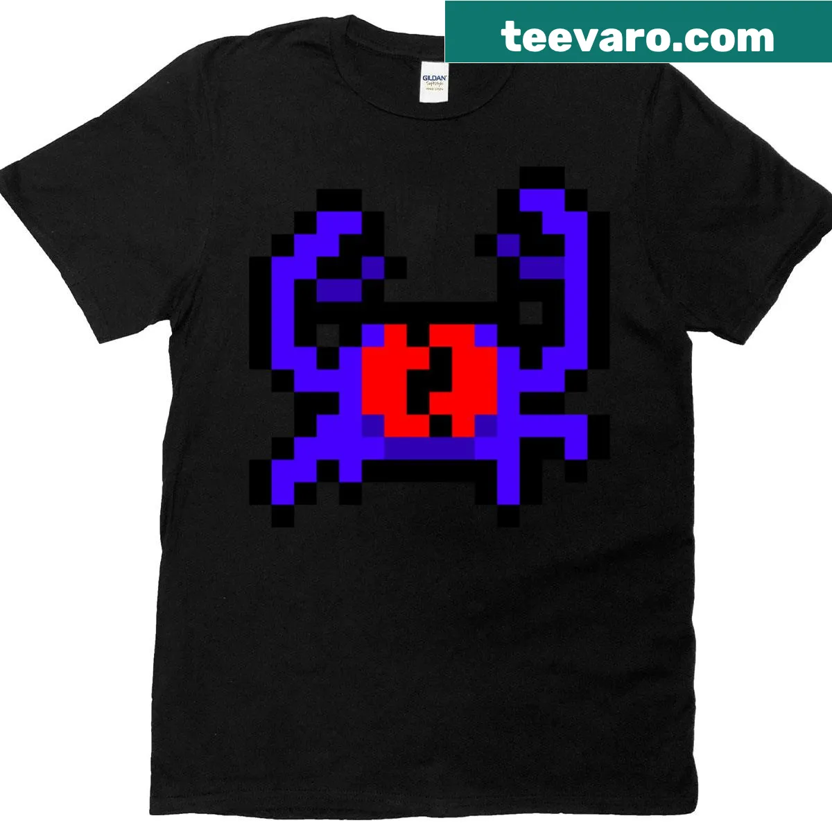 Illustration of Sword of Pentachrome and cycrab graphic t-shirt — on a men's t-shirt
