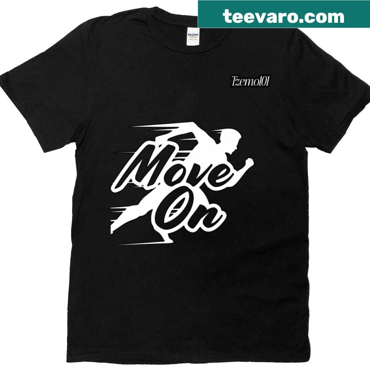 Inspirational T-shirt with motivational message about success — on a men's t-shirt