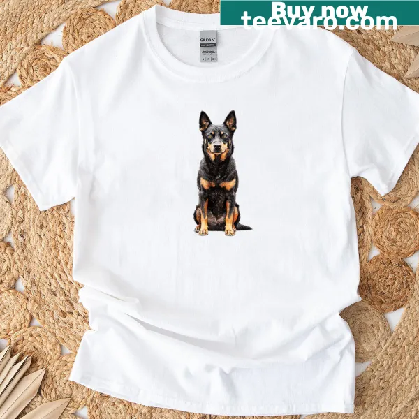 Australian Kelpie graphic displayed on a comfortable T-shirt