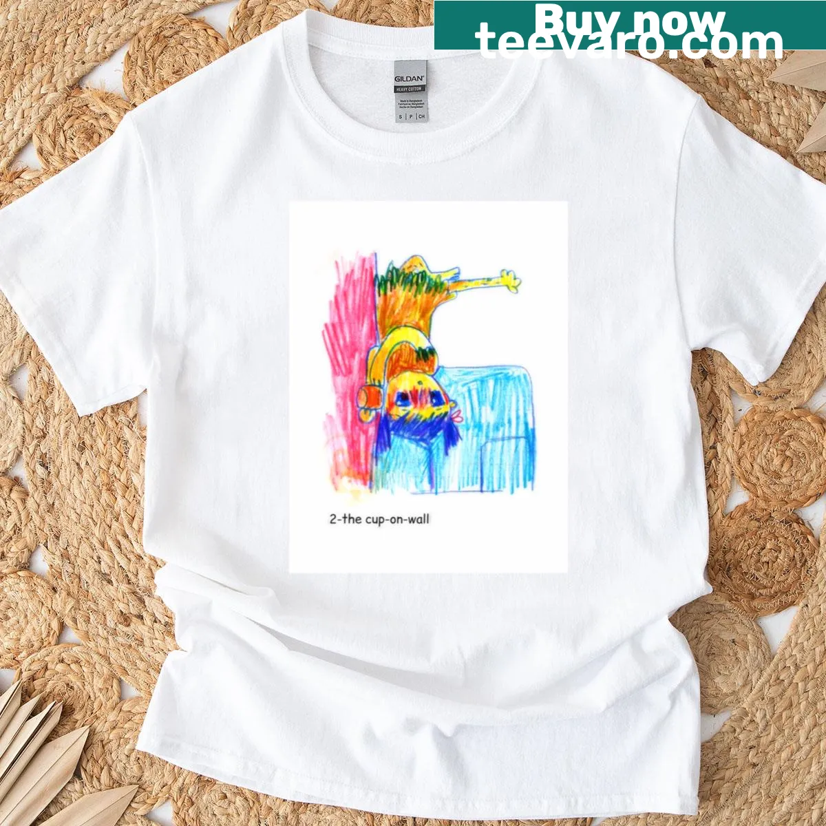 Humorous graphic of a cup celebrating drink culture — on a men's t-shirt
