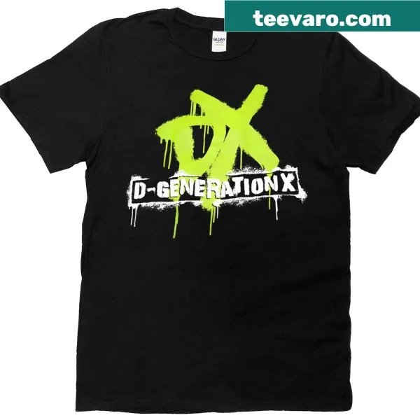 Vintage D Generation X pro wrestling graphic on t-shirt