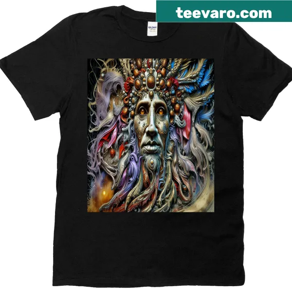 Cosmic elder figure surrounded by celestial designs