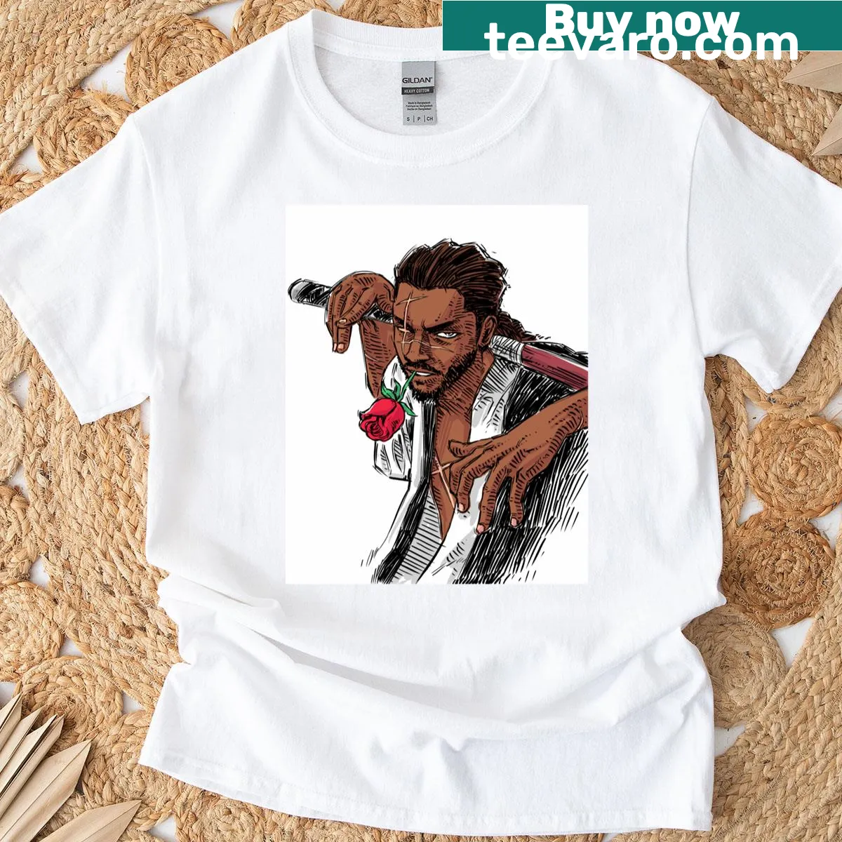 Eternal Love graphic on a T-shirt — on a men's t-shirt