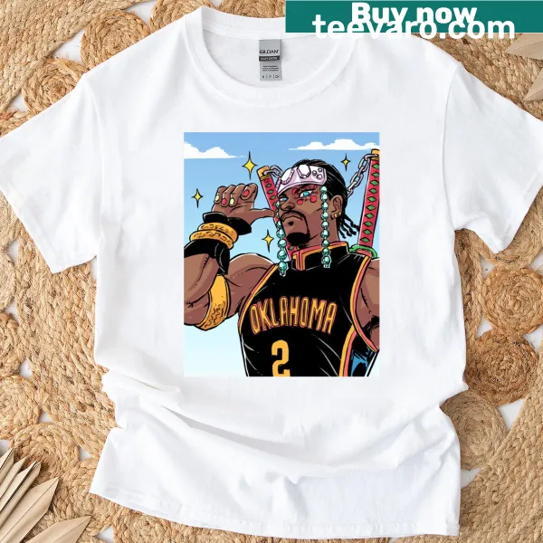 Pop-art inspired flashy T-shirt design.