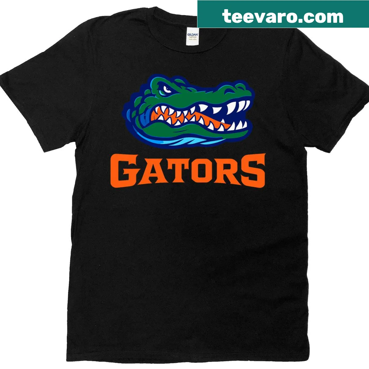 Playful Gator graphic T-shirt for men and kids — on a men's t-shirt