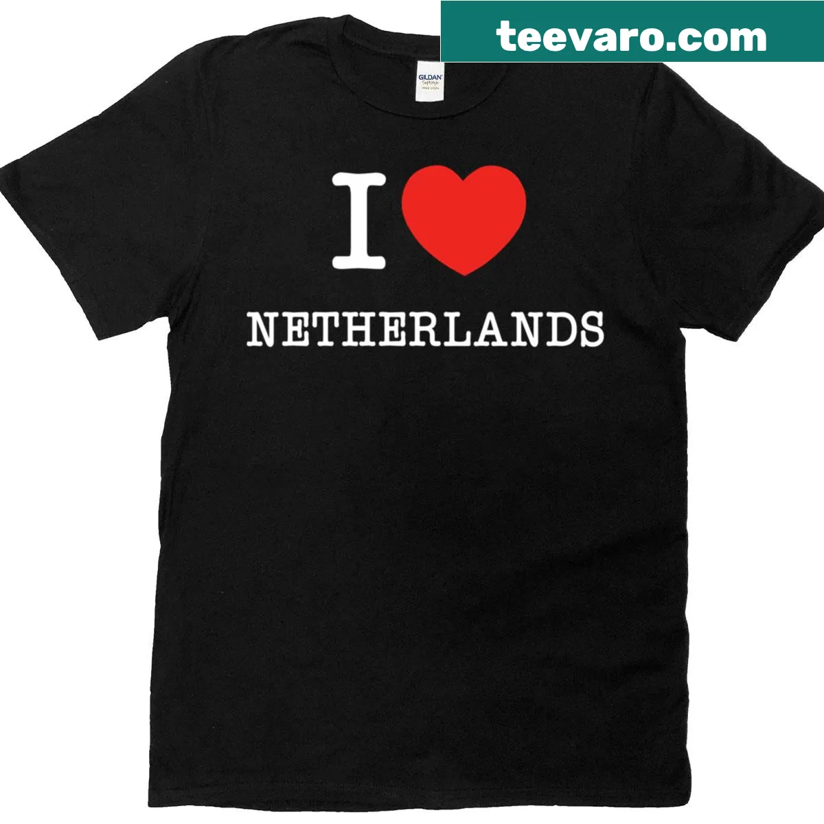 Dutch travel-themed t-shirt featuring iconic Netherlands elements — on a men's t-shirt