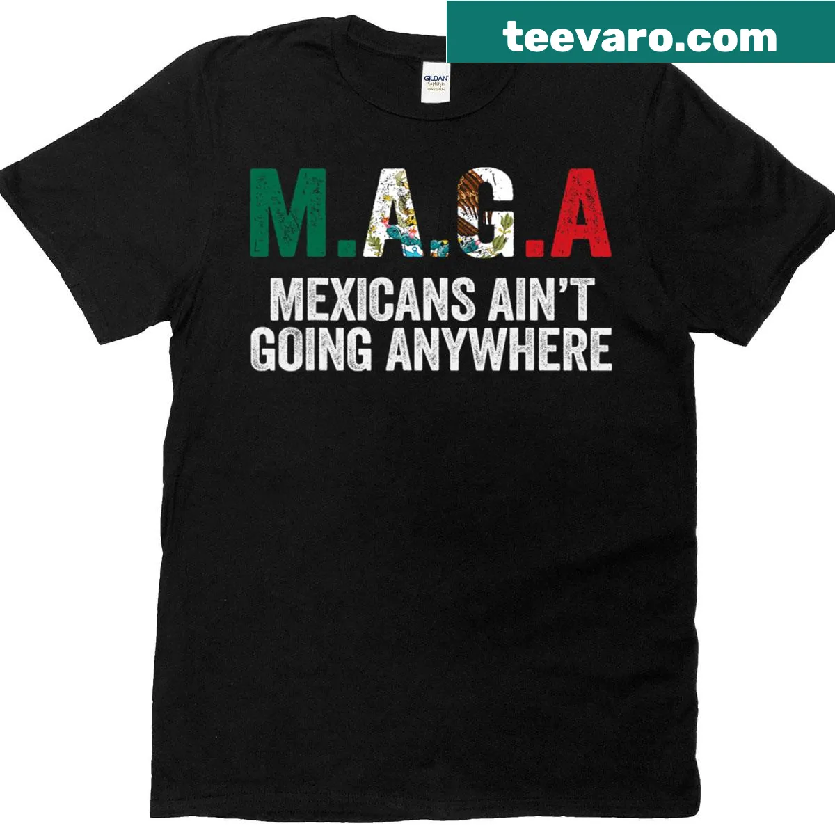 Bold typography T-shirt with a powerful cultural message — on a men's t-shirt
