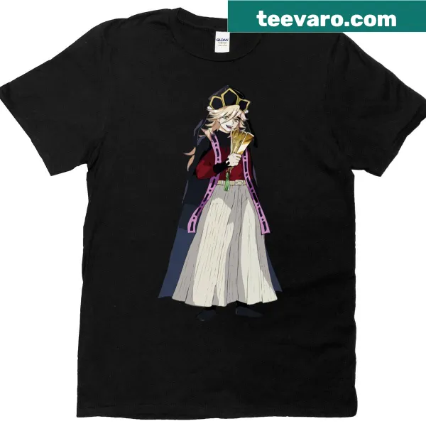 Artistic graphic t-shirt featuring moons in various phases