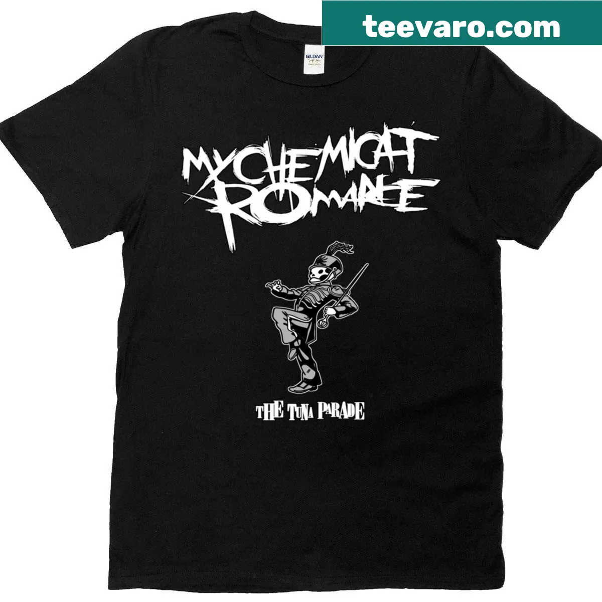 Nostalgic T-shirt celebrating My Chemical Romance band — on a men's t-shirt