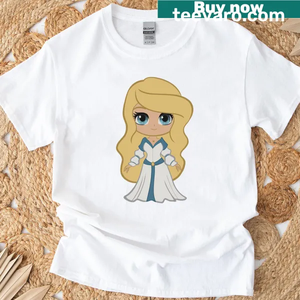 T-shirt featuring Odette, the Swan Princess in a magical design
