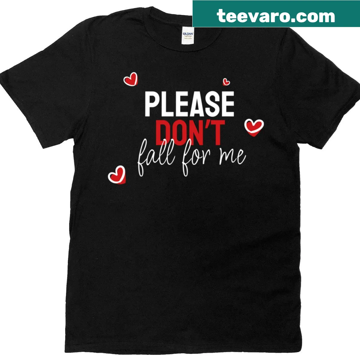 Sentimental couple t-shirt with affectionate typography — on a men's t-shirt
