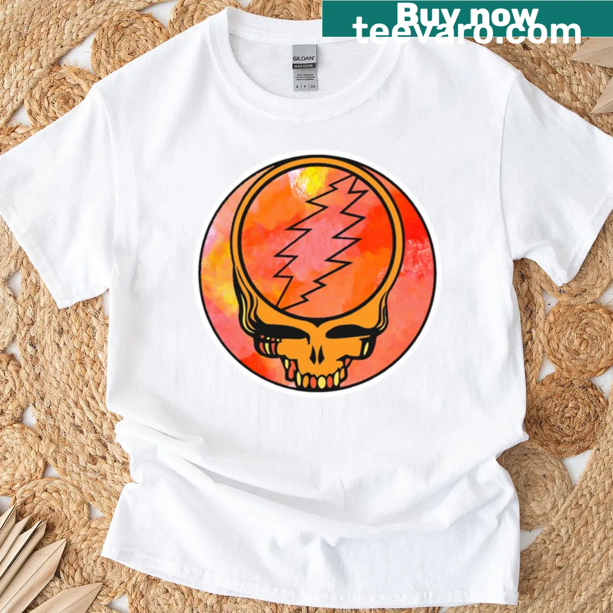 Vintage-style graphic tee tribute to classic rock culture — on a men's t-shirt