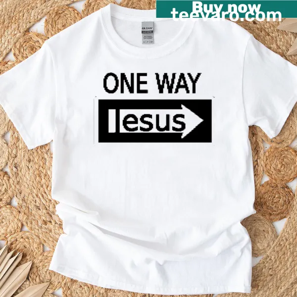 A T-shirt with the phrase 'The Narrow Path' in a simple design.