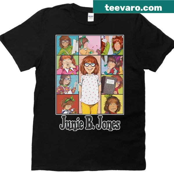 Illustration of a teacher-themed design inspired by Junie B. Jones