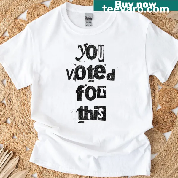Political satire humor T-shirt with a funny phrase