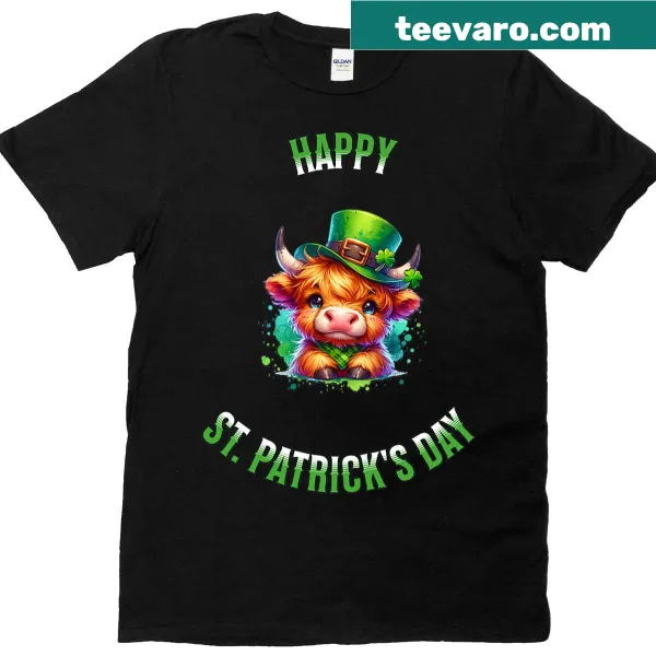 Funny St Patrick's Day graphic with shamrock on t-shirt