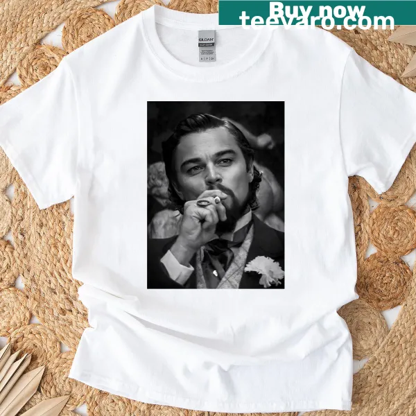 Illustrative T-shirt featuring the character Leonardo Django