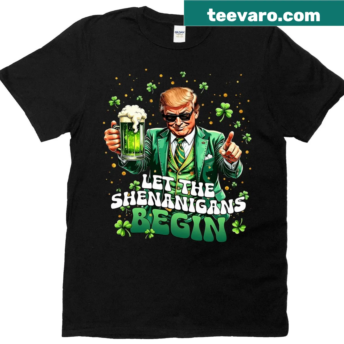 Funny St. Patrick's Day T-shirt with a humorous saying — on a men's t-shirt