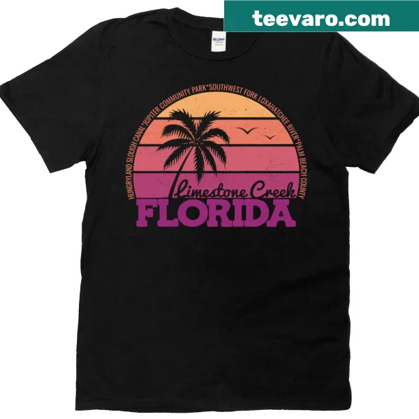 Retro T-shirt featuring Limestone Creek Florida logo
