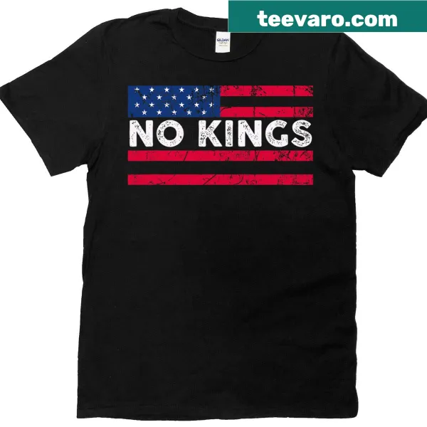 Vintage t-shirt featuring the American flag and bold slogan